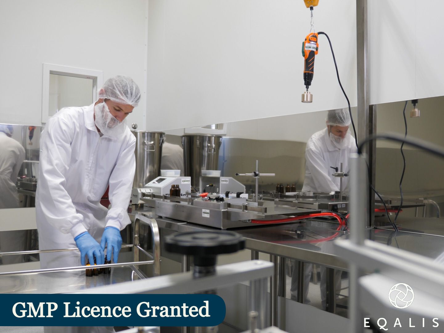 Featured image for “Eqalis receives GMP certification to accelerate local production of medicinal cannabis”